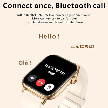 QX9 1.96 inch BT5.2 Smart Sport Watch, Support Bluetooth Call / Sleep / Blood Oxygen / Heart Rate / Blood Pressure Health Monitor(Pink) by buy2fix