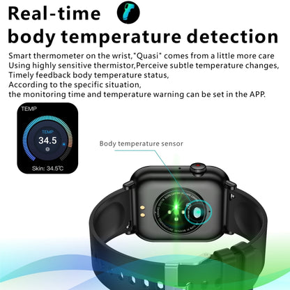 QX9 1.96 inch BT5.2 Smart Sport Watch, Support Bluetooth Call / Sleep / Blood Oxygen / Heart Rate / Blood Pressure Health Monitor(Beige) by buy2fix
