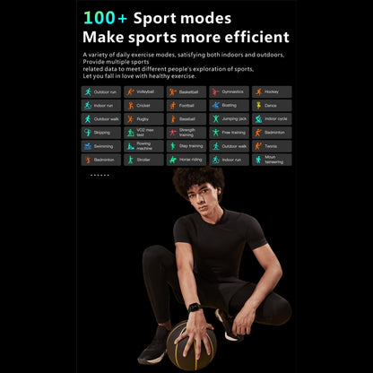 QX9 1.96 inch BT5.2 Smart Sport Watch, Support Bluetooth Call / Sleep / Blood Oxygen / Heart Rate / Blood Pressure Health Monitor(Blue) by buy2fix