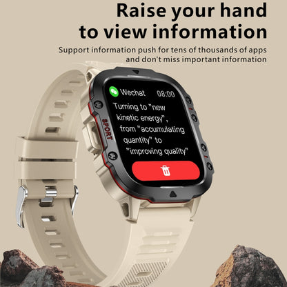 QX11 1.96 inch BT5.2 Smart Sport Watch, Support Bluetooth Call / Sleep / Blood Oxygen / Heart Rate / Blood Pressure Health Monitor(Black) by buy2fix