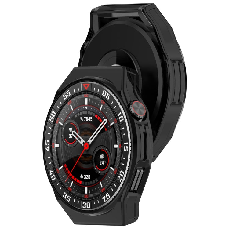 For Huawei Watch GT3 SE Half Coverage Hollowed PC Watch Protective Case(Black) by buy2fix