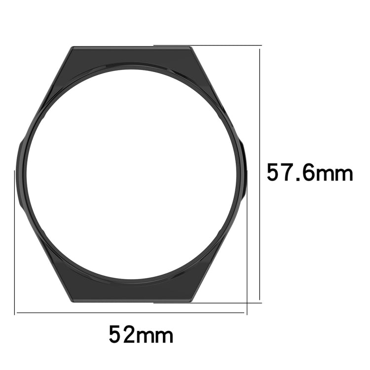 For Huawei Watch GT3 SE Half Coverage Hollowed PC Watch Protective Case(Black) by buy2fix
