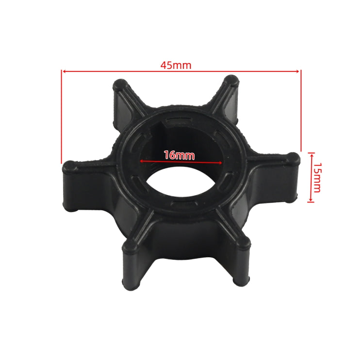 For Honda Outboard Pump Impeller 06192-ZW9-A30(Black) by buy2fix