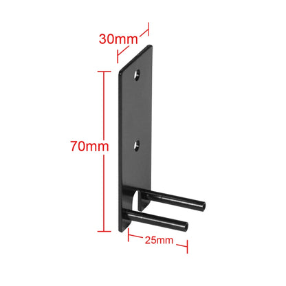 For Bose LifeStyle 650 Rear Surround Speaker Metal Wall-mounted Bracket(Black) - Speaker Bracket by buy2fix | Online Shopping UK | buy2fix