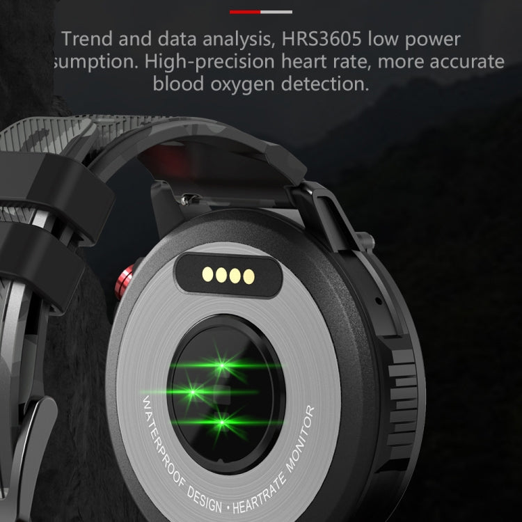 C22 1.6 inch Round Screen Bluetooth Smart Watch, Support Health Monitoring & 24 Sports Modes(Black) by buy2fix