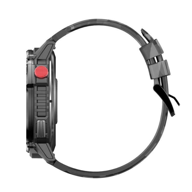 C22 1.6 inch Round Screen Bluetooth Smart Watch, Support Health Monitoring & 24 Sports Modes(Black) by buy2fix