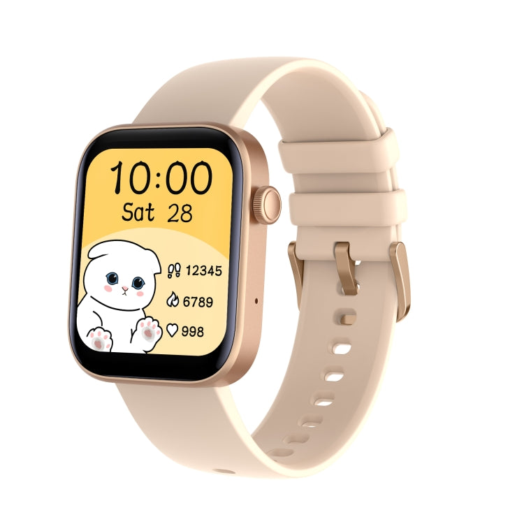 P43 1.8 inch TFT Screen Bluetooth Smart Watch, Support Heart Rate Monitoring & 100+ Sports Modes(Gold) by buy2fix