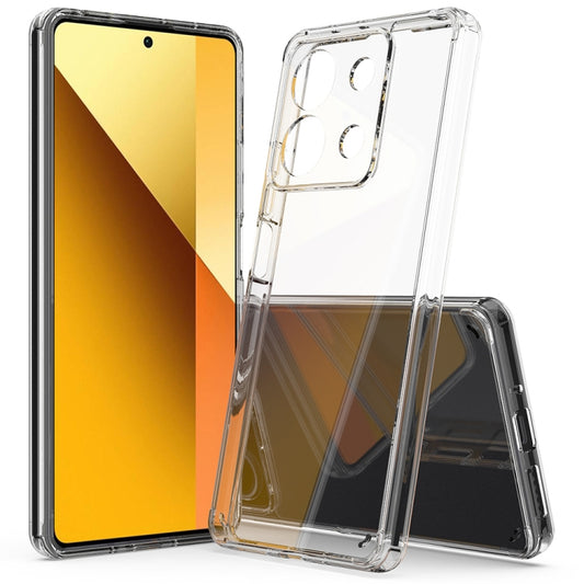 For Xiaomi Redmi Note 13 5G Scratchproof Acrylic TPU Phone Case(Transparent) - Xiaomi Cases by buy2fix | Online Shopping UK | buy2fix