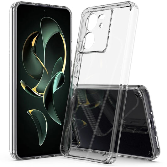 For Xiaomi 13T / 13T Pro / Redmi K60 Ultra Scratchproof Acrylic TPU Phone Case(Transparent) - Xiaomi Cases by buy2fix | Online Shopping UK | buy2fix