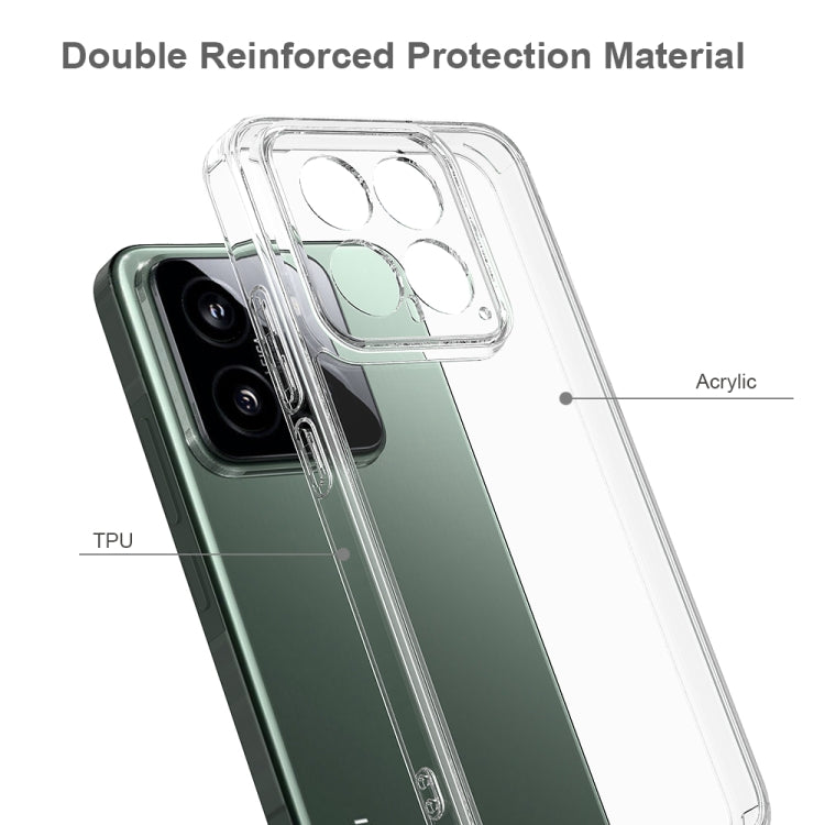 For Xiaomi 14 Scratchproof Acrylic TPU Phone Case(Transparent) - Xiaomi Cases by buy2fix | Online Shopping UK | buy2fix