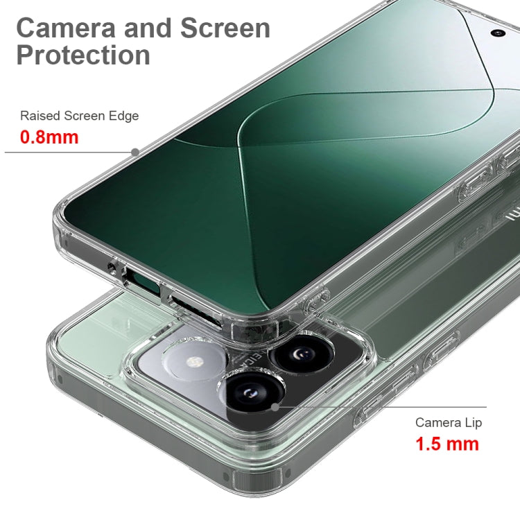 For Xiaomi 14 Scratchproof Acrylic TPU Phone Case(Transparent) - Xiaomi Cases by buy2fix | Online Shopping UK | buy2fix