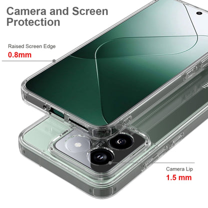 For Xiaomi 14 Scratchproof Acrylic TPU Phone Case(Transparent) - Xiaomi Cases by buy2fix | Online Shopping UK | buy2fix