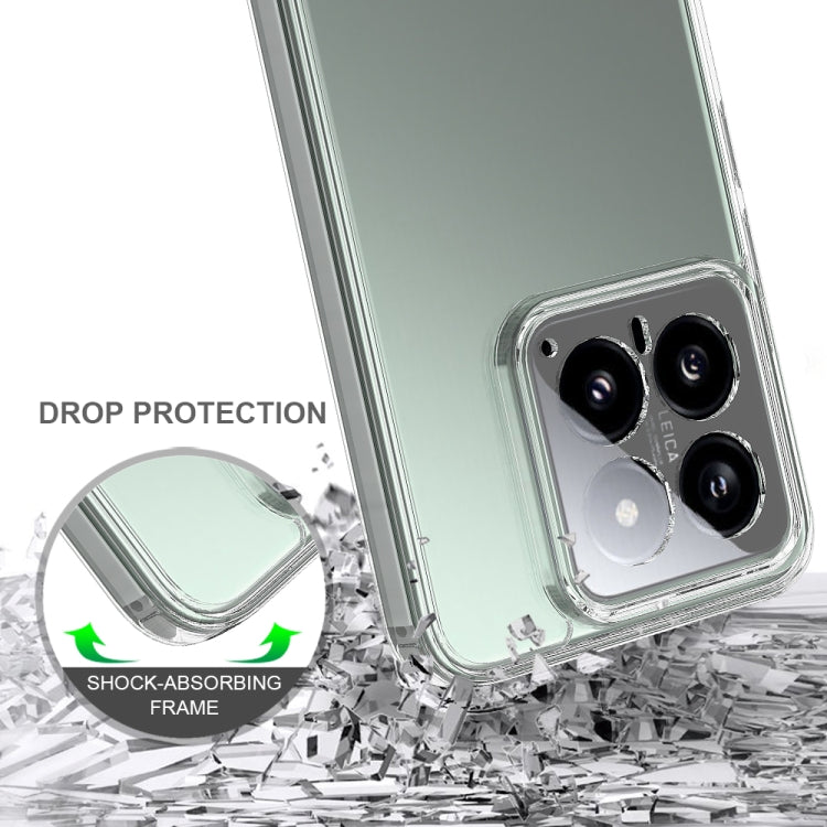 For Xiaomi 14 Scratchproof Acrylic TPU Phone Case(Transparent) - Xiaomi Cases by buy2fix | Online Shopping UK | buy2fix