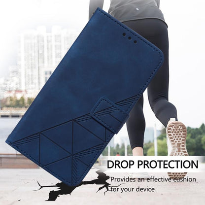 For Google Pixel 10 Pro XL Crossbody 3D Embossed Flip Leather Phone Case(Blue) - Google Cases by buy2fix | Online Shopping UK | buy2fix
