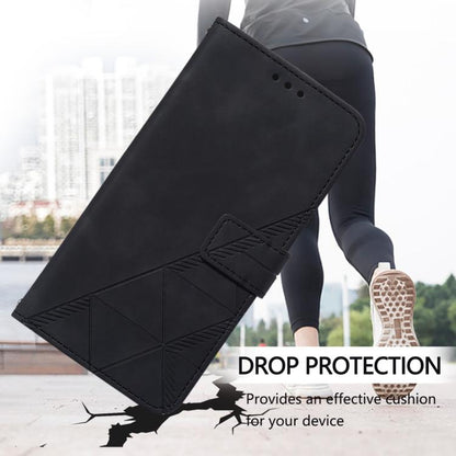 For Google Pixel 10 Pro XL Crossbody 3D Embossed Flip Leather Phone Case(Black) - Google Cases by buy2fix | Online Shopping UK | buy2fix