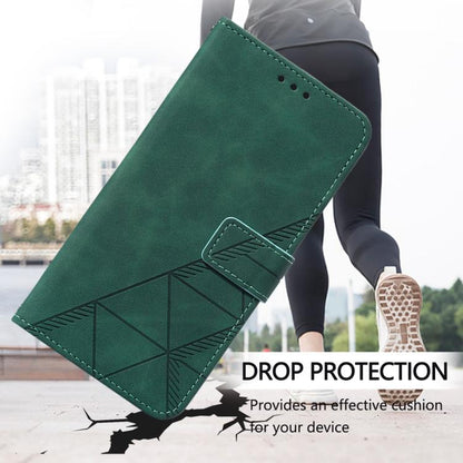 For Google Pixel 10 Pro XL Crossbody 3D Embossed Flip Leather Phone Case(Dark Green) - Google Cases by buy2fix | Online Shopping UK | buy2fix