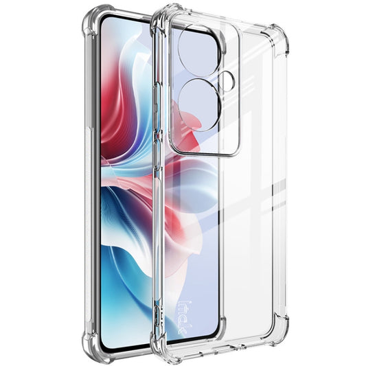 For OPPO Reno11 F 5G imak Shockproof Airbag TPU Phone Case(Transparent) - OPPO Cases by imak | Online Shopping UK | buy2fix