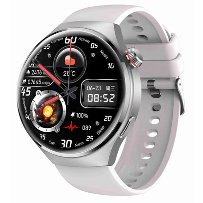 MT26 Smart Watch 1.43 inch AMOLED Bracelet, Support Bluetooth Call / Blood Pressure / Blood Oxygen / Heart Rate(Silver) by buy2fix