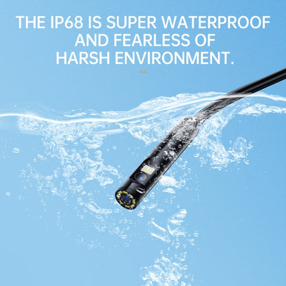 AN112 8mm Double Lenses HD Industry Endoscope Type-C + Micro USB + 8 Pin Connection, Length:10m Soft Tube -  by buy2fix | Online Shopping UK | buy2fix