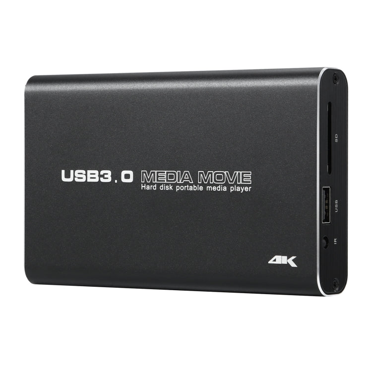 MP2506P 4K 30Hz HD Media Player, Support Auto Loop Play Videos & Photos & Music(EU Plug) by buy2fix