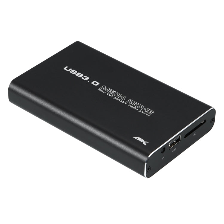 MP2506P 4K 30Hz HD Media Player, Support Auto Loop Play Videos & Photos & Music(UK Plug) by buy2fix