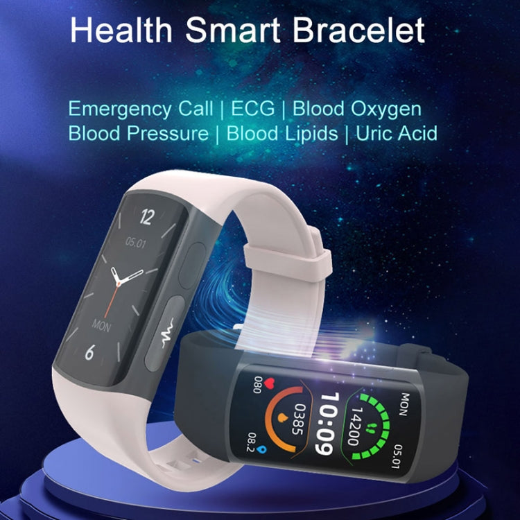 H8 1.47 inch Color Screen Smart Bracelet, Supports Bluetooth Call / Blood Oxygen Monitoring(Orange) by buy2fix