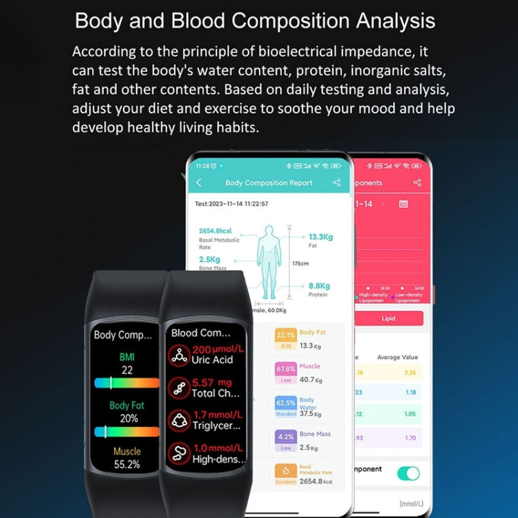 H8 1.47 inch Color Screen Smart Bracelet, Supports Bluetooth Call / Blood Oxygen Monitoring(Orange) by buy2fix
