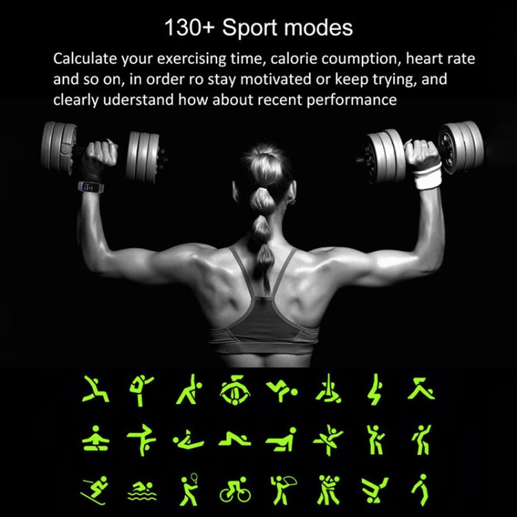 H8 1.47 inch Color Screen Smart Bracelet, Supports Bluetooth Call / Blood Oxygen Monitoring(Blue) by buy2fix