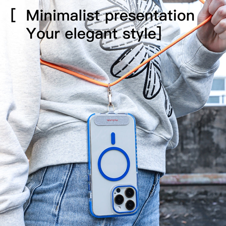 mutural Universal Mobile Phone Solid Color Lanyard(Orange) - Lanyards & Wrist Straps by Mutural | Online Shopping UK | buy2fix