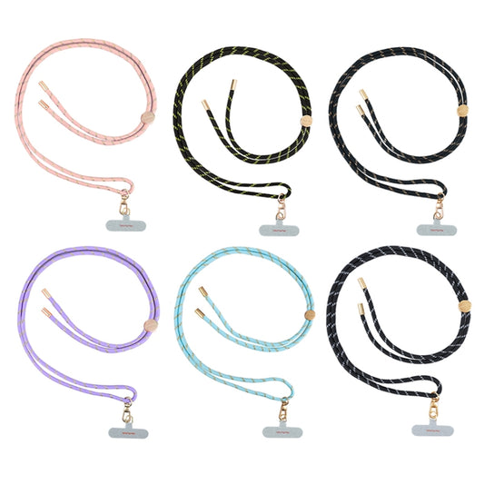 mutural Universal Mobile Phone Lanyard(Purple Gold) - Lanyards & Wrist Straps by Mutural | Online Shopping UK | buy2fix