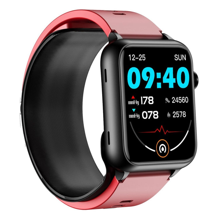 TK63 1.91 Inch Color Screen Air Pump Smart Watch, Supports Blood Pressure Monitoring / ECG(Red) by buy2fix