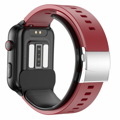 TK63 1.91 Inch Color Screen Air Pump Smart Watch, Supports Blood Pressure Monitoring / ECG(Red) by buy2fix