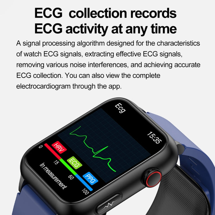 TK63 1.91 Inch Color Screen Air Pump Smart Watch, Supports Blood Pressure Monitoring / ECG(Red) by buy2fix