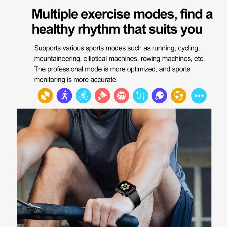 TK63 1.91 Inch Color Screen Air Pump Smart Watch, Supports Blood Pressure Monitoring / ECG(Blue) by buy2fix