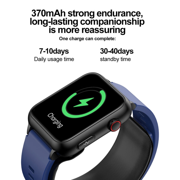 TK63 1.91 Inch Color Screen Air Pump Smart Watch, Supports Blood Pressure Monitoring / ECG(Blue) by buy2fix