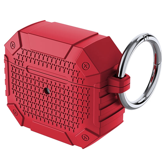 For AirPods 3 Wireless Earphones Shockproof Armor Protective Case(Red) - For AirPods 3 by buy2fix | Online Shopping UK | buy2fix