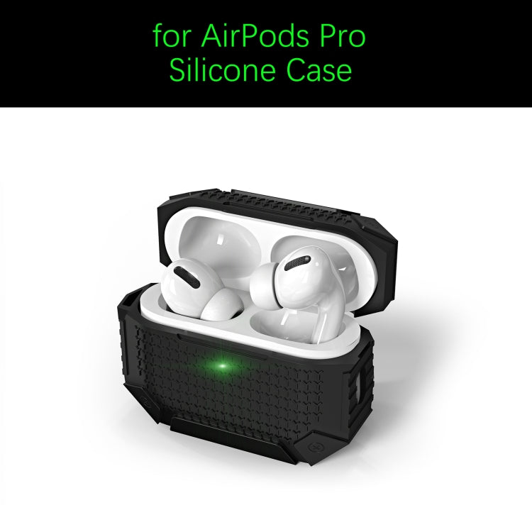 For AirPods Pro 2 Wireless Earphones Shockproof Armor Protective Case(Dark Green) - For AirPods Pro 2 by buy2fix | Online Shopping UK | buy2fix