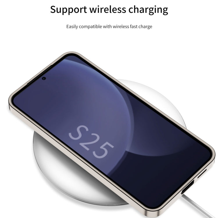 For Samsung Galaxy S25+ 5G GKK Rotor Bracket Recessed Card Bag Full Coverage Phone Case(Grey) - Galaxy S25+ 5G Cases by GKK | Online Shopping UK | buy2fix