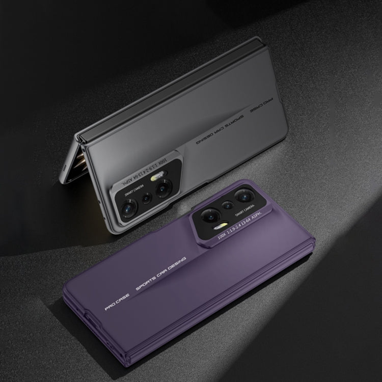 For Honor Magic V GKK Integrated Blade Ultra-thin Full Coverage Phone Case(Purple) - Honor Cases by GKK | Online Shopping UK | buy2fix