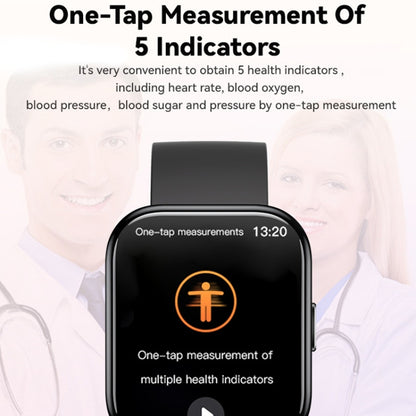 GTS6 1.69 inch Runmefit Pressure MET BT Call Smart Watch, Heart Rate / Blood Pressure / Body Temperature(Grey White) by buy2fix