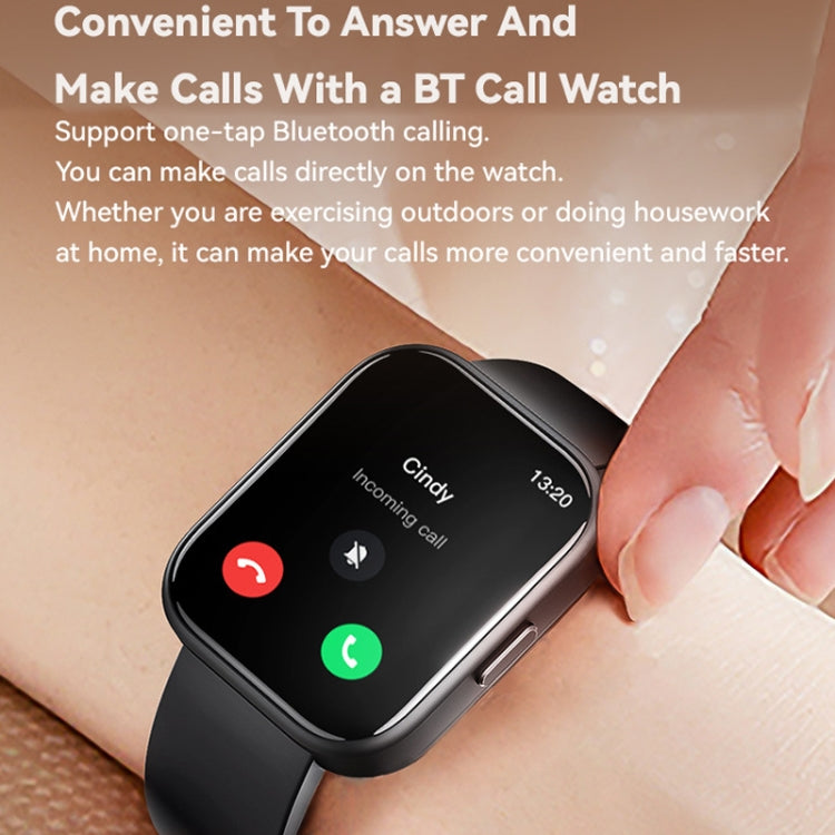 GTS6 1.69 inch Runmefit Pressure MET BT Call Smart Watch, Heart Rate / Blood Pressure / Body Temperature(Blue) by buy2fix