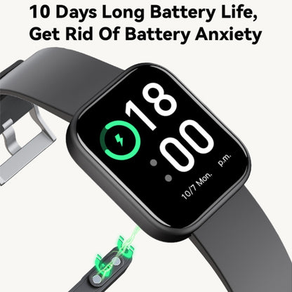 GTS6 1.69 inch Runmefit Pressure MET BT Call Smart Watch, Heart Rate / Blood Pressure / Body Temperature(Black) by buy2fix