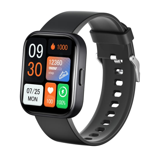 GS6 1.69 inch Runmefit  Pressure MET BT Call Smart Watch, Heart Rate / Blood Pressure / Body Temperature(Black)