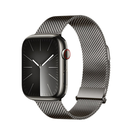 For Apple Watch SE 2023 40mm DUX DUCIS Milanese Pro Series Stainless Steel Watch Band(Graphite) by DUX DUCIS