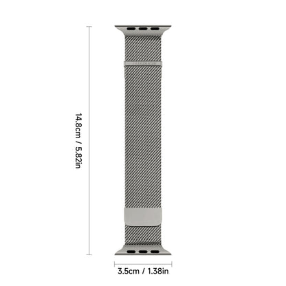 For Apple Watch Series 9 41mm DUX DUCIS Milanese Pro Series Stainless Steel Watch Band(Graphite) by DUX DUCIS