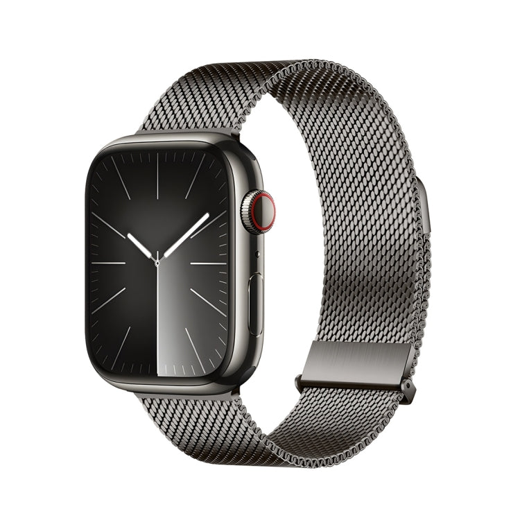 For Apple Watch Series 8 41mm DUX DUCIS Milanese Pro Series Stainless Steel Watch Band(Graphite) by DUX DUCIS