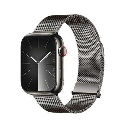 For Apple Watch Series 5 44mm DUX DUCIS Milanese Pro Series Stainless Steel Watch Band(Graphite) by DUX DUCIS