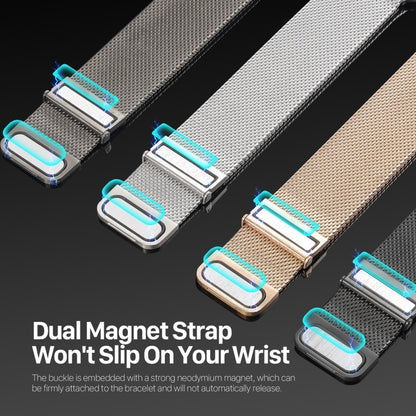 For Apple Watch Series 5 40mm DUX DUCIS Milanese Pro Series Stainless Steel Watch Band(Gold) by DUX DUCIS