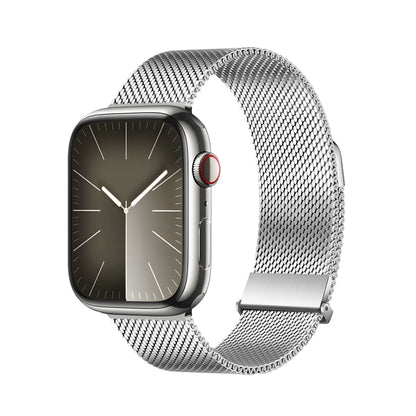 For Apple Watch Series 2 38mm DUX DUCIS Milanese Pro Series Stainless Steel Watch Band(Silver) by DUX DUCIS