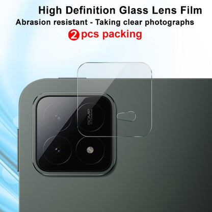 For Xiaomi Pad 6S Pro 12.4 2 PCS/Set IMAK HD Glass Rear Camera Lens Film - Others by imak | Online Shopping UK | buy2fix